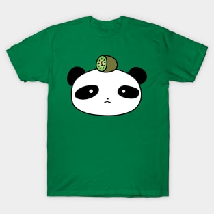 Kiwi Panda Face T-Shirt